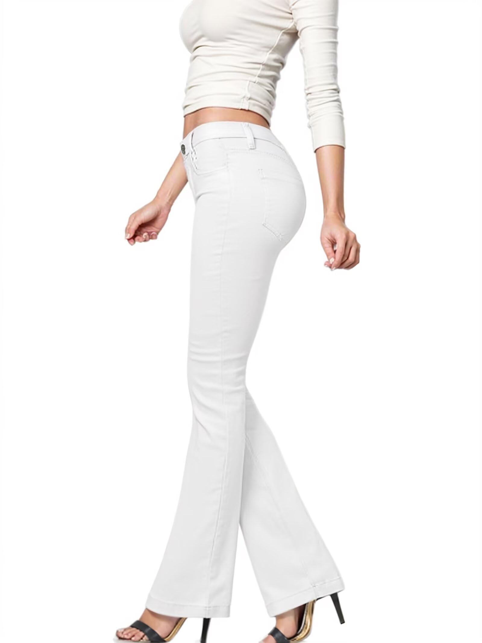 Hybrid & Company Women's Skinny Bootcut Stretch
