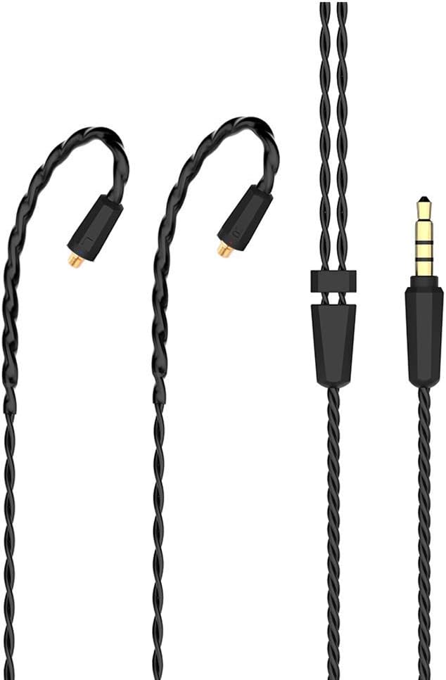 OKCSC MMCX Earphones Cable for Detachable IEM Earbuds Headphones Cord MMCX Jack for SHURE SE215 SE315 SE846 SE535 SE425