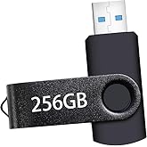 USB Flash Drive 256GB, Portable Thumb Drive: Memory Stick, Large Capacity USB Drive with Keychain, High-Speed USB 2.0 Data St