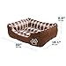 Animals Favorite New Rectangle Pet Bed with Dog Paw Print (22