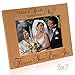 Kate Posh - Today a Bride, Tomorrow a Wife, Forever Your Little Girl Picture Frame - Engraved Natural Wood Photo Frame - Mother of the Bride Gifts, Father of the Bride Gifts (5x7-Horizontal)