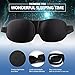 Cfine 3D Sleep Mask for Sleeping Contoured Shape Ultra Lightweight Comfortable Eye Mask
