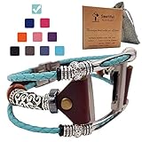 Smatiful Ionic Bands for Women, Adjustable Replacement Strap for Fitbit Ionic, Turquoise (Teal Green)