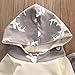 Baby Boy Girl 2pcs Christmas Suit Hoodies Deer Print Long Sleeve Top+Long Pants (3-6months, Beige)