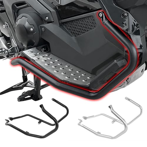 WOOGA Engine Guard Protectors Crash Bar, Motorcycle Engine Bumper Crash Bar Suitable for Ho&n&da X-ADV 750 2017 2018 2019 2020 2021 2022 2023 2024 2025 2026 (Black B)