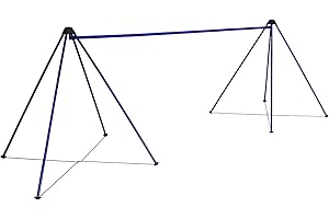 ENO - Nomad Hammock Stand - Outdoor Stand for Camping, Hiking, Backpacking, Traveling, a Festival, a Picnic, Patio Furniture, or The Beach - Royal/Charcoal