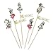 Talking Tables Alice In Wonderland Party Supplies | Canape Picks or Cake Decorations | Great For Mad Hatter Tea Party, Birthday Party And Baby Shower | 12 Pack