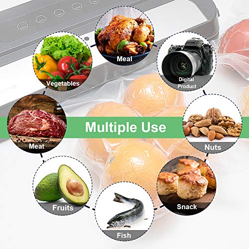 Atsamfr Vakuumierer Lebensmittelbeutel mit BPA-frei, robust, ideal für Vakuum-Aufbewahrung oder Sous-Vide-Kochen (100… – Bild 5