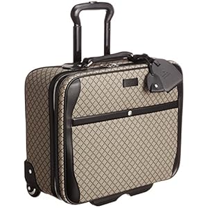 [グッチ] GUCCI キャリーバッグ【並行輸入品】 246459-FX61N 9769 (ベージュ/ブラック)