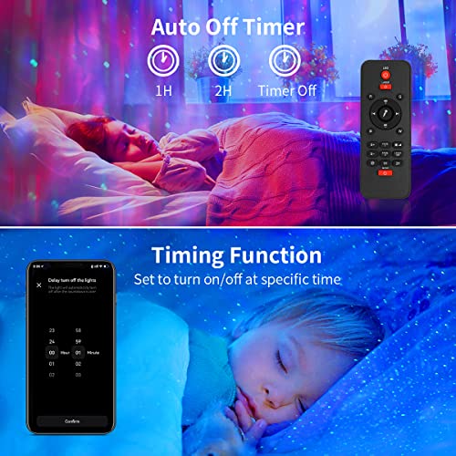 LOBKIN Star Galaxy Projector,Smart Galaxy Light with Remote APP Control