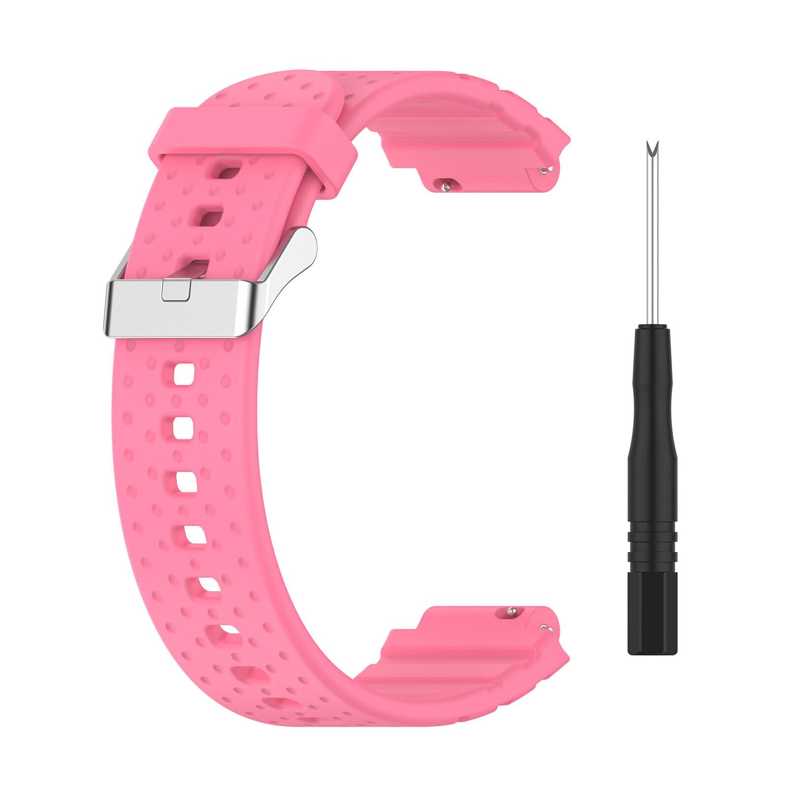 Panda Bobo Compatible with Xplora X5 strap / X5 Play strap Silicone Kids Smartwatch Replacement Wrist Band Watchband Sport Strap (Pink)