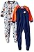 GERBER Baby Boys' 2-Pack Blanket Sleeper, Sports 6-9 Months
