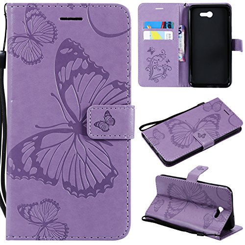 Samsung Galaxy J7 Sky Pro case,Galaxy J7 Prime Case,Galaxy Halo case,Galaxy J7 Perx case,Wallet Leather Folio Flip PU Card Holder with Kickstand Phone Case Cover for J7 V 2017,Butterfly Light Purple Samsung Galaxy J7 Sky Pro case,Galaxy J7 Prime Case,Galaxy Halo case,Galaxy J7 Perx case,Wallet Leather Folio Flip PU Card Holder with Kickstand Phone Case Cover for J7 V 2017,Butterfly Light Purple