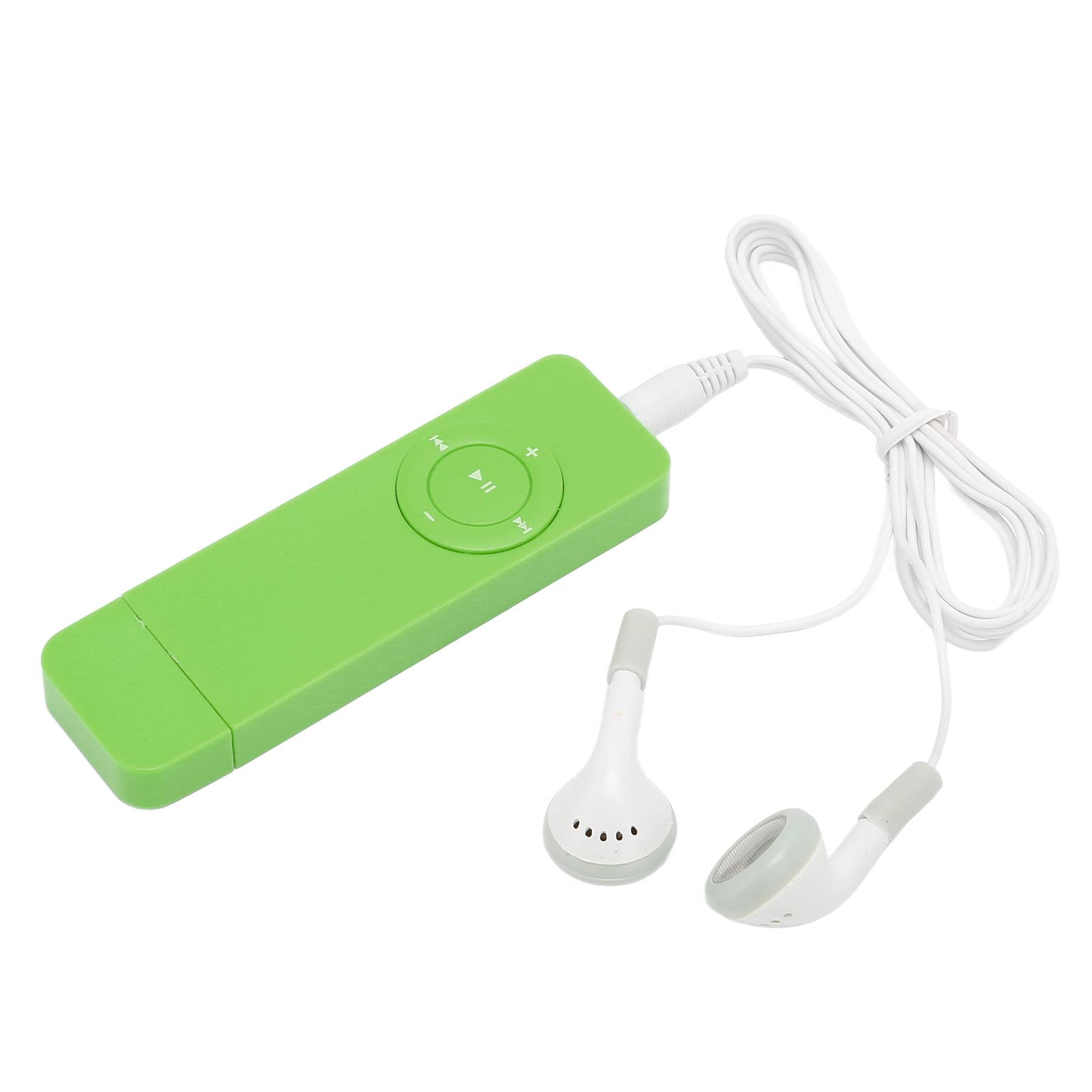 ASHATA MP3 Player, 64GB Portable Digital Lossless Music MP3 Player, Portable HiFi Sound Mp3 Music Player, E-Book Listen To Novels Mini Player, for Students Kids(Green)