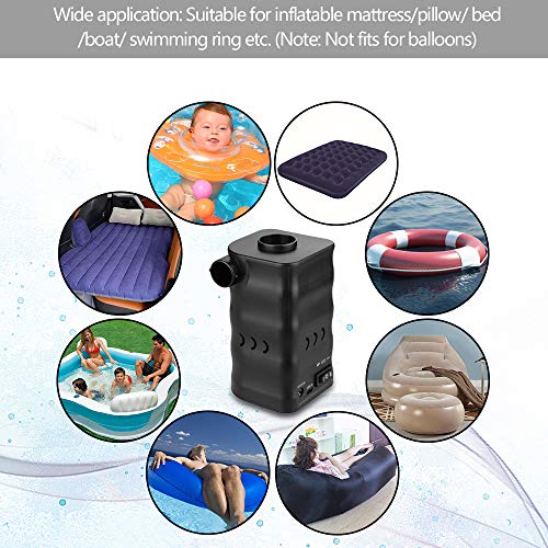 Zacro Portable Electric Air Pump with 6000mAh Battery for Quickly