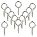 Wobe 100pcs Small Screw Eye Shape Hanging Screw Hooks 1