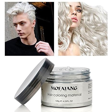 Buy Mofajang Fashion Hair Styling Pomade Silver Ash Grandma Grey