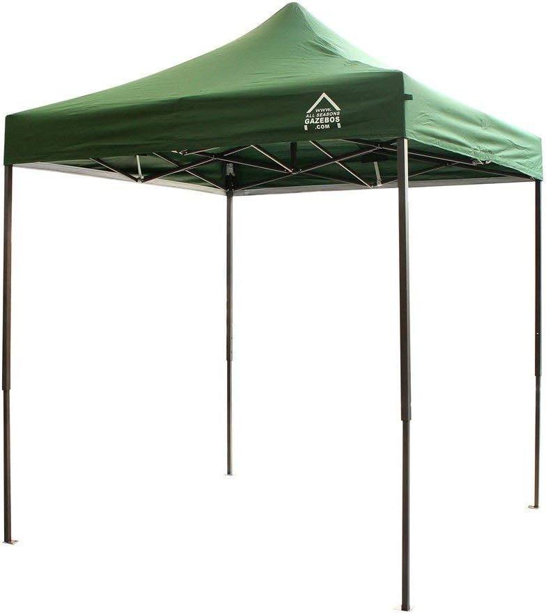 All Seasons Gazebos 2x2m Waterproof Pop Up Gazebo Green (No Side