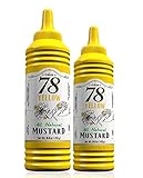 78 Brand | All Natural Mustard | Non Gluten | Non GMO | Pack of 2