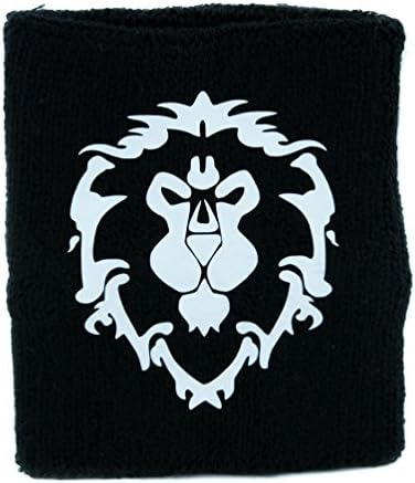 Alliance Lion Symbol Wristband Sweatband Alternative Clothing World of Warcraft WOW