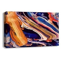 Canvas Wall Art Energe Wave Canvas Prints Home Artwork Decoration for Living Room Bedroom - 12x18 inches