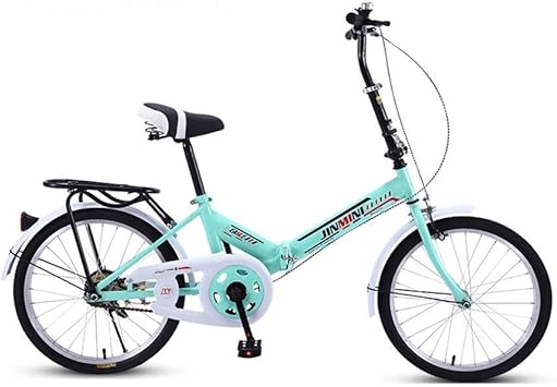 Amazon 大人のバイクの衝撃吸収自転車bicyclee炭素鋼の自転車自転車の緑のためのインチ折りたたみ自転車 Wxhhh シティー ファミリーサイクル