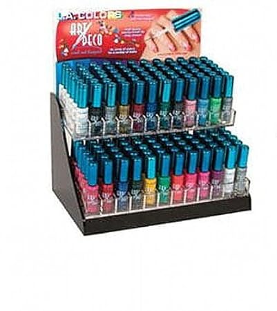 Amazon Com L A Colors Art Deco Nail Art 903 Silver Glitter Nail