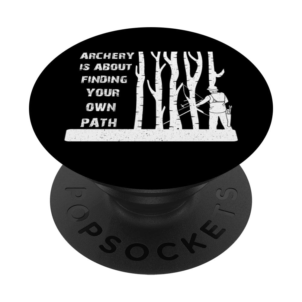 Find your own path archery quote for archer motivational PopSockets Swappable PopGrip