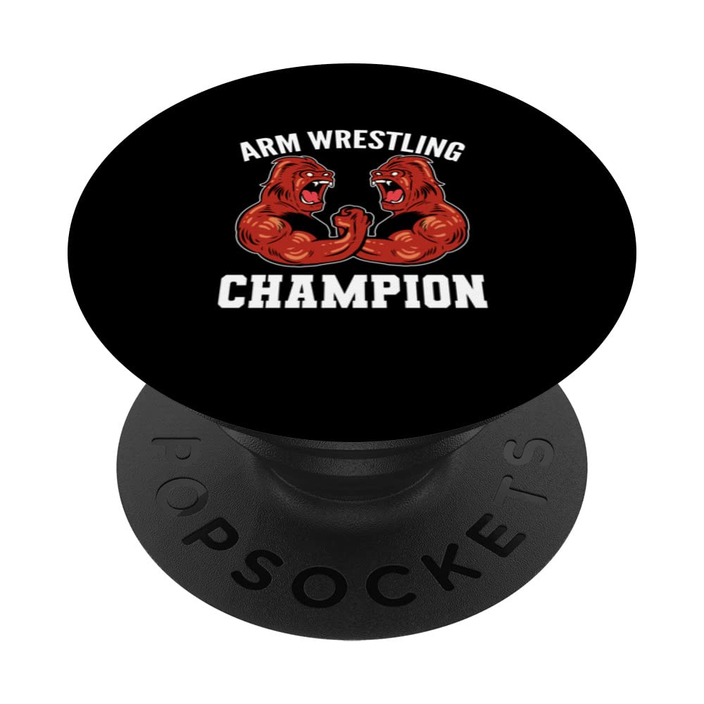 Arm Wrestling Champion Arm Wrestler PopSockets Swappable PopGrip