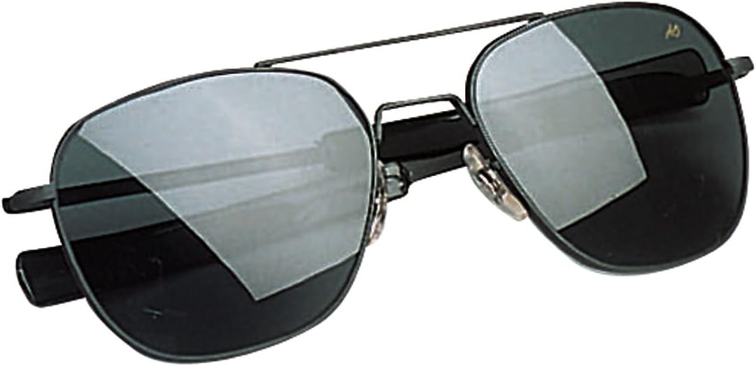 10706 GENUINE GOV'T 52MM A.F. PILOTS POLARIZED SUNGLASSES BY AMERICAN OPTICS (BLACK 52MM)