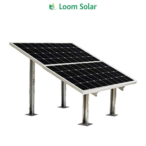 Loom Solar 180 watt Volt Mono PERC Solar Panel (Pack 2) with Panel Stand
