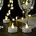Amagic 30Pcs Flickering Flameless Tea Lights Battery Operated, 200+ Hours Long Lasting Electric Candle for Wedding Table Centerpiece, Home Decor, Gift, Holiday Decor