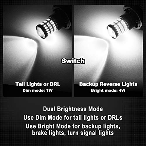 image for Yorkim Super Bright 1157 LED Bulbs, 1157 Brake Light Bulb, 9-30V 1157 