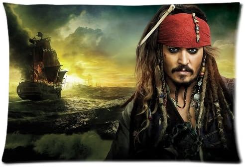 Pirates of the Caribbean Pillowcase Covers Standard Size 20 x 30