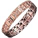 VITEROU Mens Magnetic Pure Copper Therapy Anklet for Arthritis Pain Relief 3500 Gauss,11 Inches