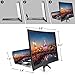 12'' Phone Screen Magnifier, 3D Curve Phone Magnifier Projector Screen for Movies Videos Gaming, Foldable Cell Phone Stand with HD Screen Amplifier Compatible with iPhone 11 All Smartphone