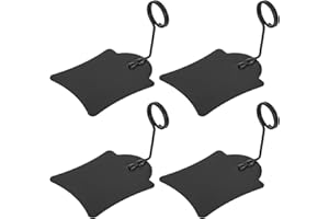 OSOLADY 4pcs Metal Price Tag Holder Clips 5cm Black Metal Label Rack for Supermarket Shelf Advertising Sign