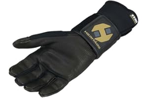 Rodeo Hard Heritage Pro 8.0 Bull Riding Glove (Black) Sizes 7-10