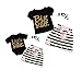 Viworld Baby Girls Clothes Little Big Sister T-Shirt Romper Pant Set (A-Little Sister, 0-6 Months)