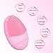 K-SKIN Silicone Sonic Facial Cleansing Brush Electric Waterproof Face Massager for Facial Skin Oil Blackheads Makeup Residues