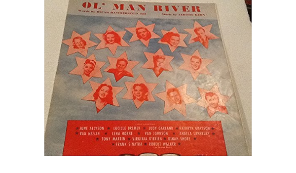 Ol Man River From Till The Clouds Roll By Sheet Music Oscar Hammerstein And Jerome Kern Amazon Com Books