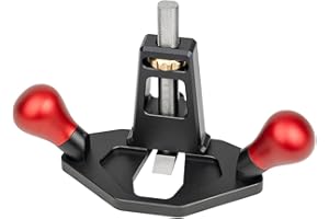 JCFANTS Router Plane Hand Wood Planer, Handheld Woodworking Tool, Woodworking Carpenter Tools Adjustable Woodcraft Trimming Knife Depth Stop Planer Wood Chamfering Slottinge (black)