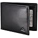 Motion Trend Men's RFID Wallet - Genuine Leather RFID Blocking Bifold Wallet, Black, Slim Style