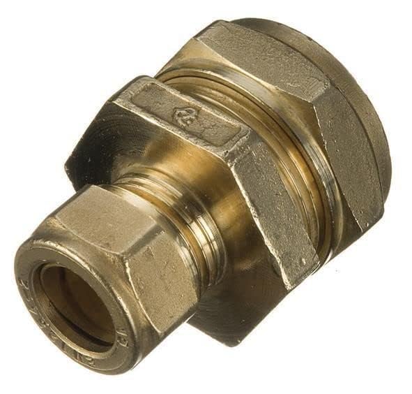 28mm x 15mm Brass Compression Reducing Coupling