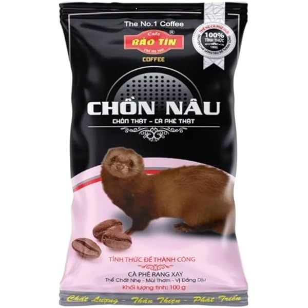 Amazon.com : Ca Phe Chon Robusta Civet Cat Weasel Coffee