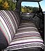 West Coast Auto Universal Baja Saddle Blanket Bench Full Size Seat Cover Fits Ford, Chevrolet, Dodge, and Full Size Pickup Trucks (National)