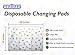 Disposable Changing Pads for Baby - Travel Change Pad Helps You Feel Confident on Your Next Trip - Diaper Changing Pad, 25 pc, Large 26 x 18 Inch Size - Includes 10 Baby Wipes