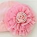 Iumer Newborn Soft Cotton Beanie Baby Big Flower Hat Girl Boy Cap Pink