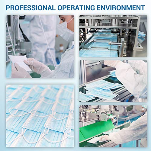 Medical Grade Face Mask, Disposable 3 Layer Breathable Mask, Elastic