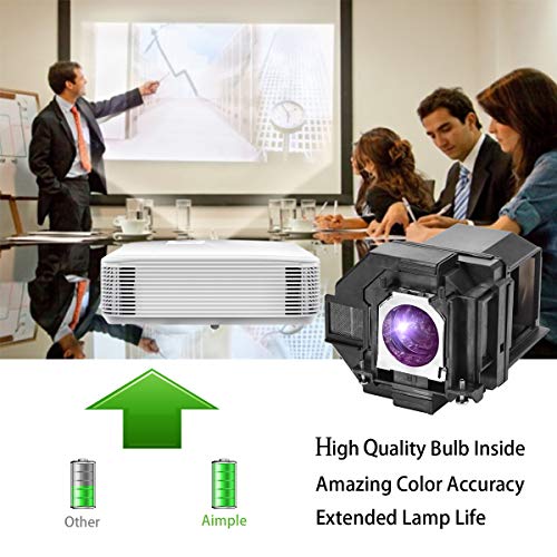 Aimdio Projector Lamp for Epson ELPLP96 EH-TW610 EH-TW650 EB-X39 EB-U42 EB-S05 EB-U05 EB-W41 EB-S41 EB-W05 EH-TW5650 EH-TW5400 EH-TW5600 EB-x41 B-X05 EB-W42 EB-W39 EB-990U